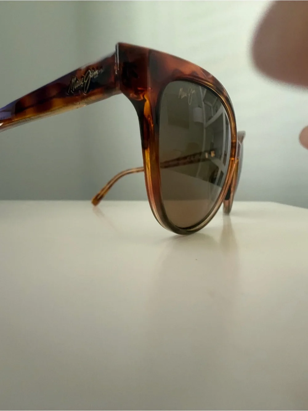Maui Jim Tortoise Shell Sunglasses with Brown Lenses